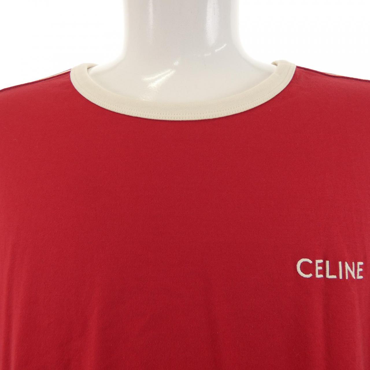 セリーヌ CELINE CELINEレギュラーTシャツ 2X15N671Q Tシャツ