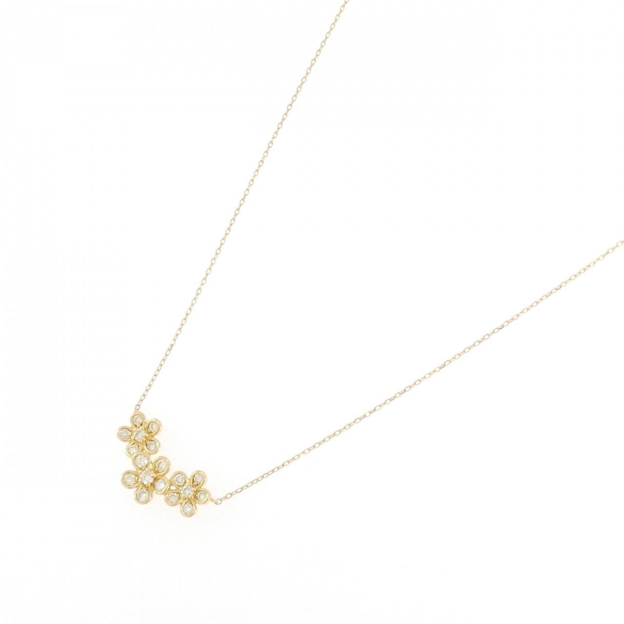 ポンテヴェキオ ダイヤモンド ネックレス 0.18CT