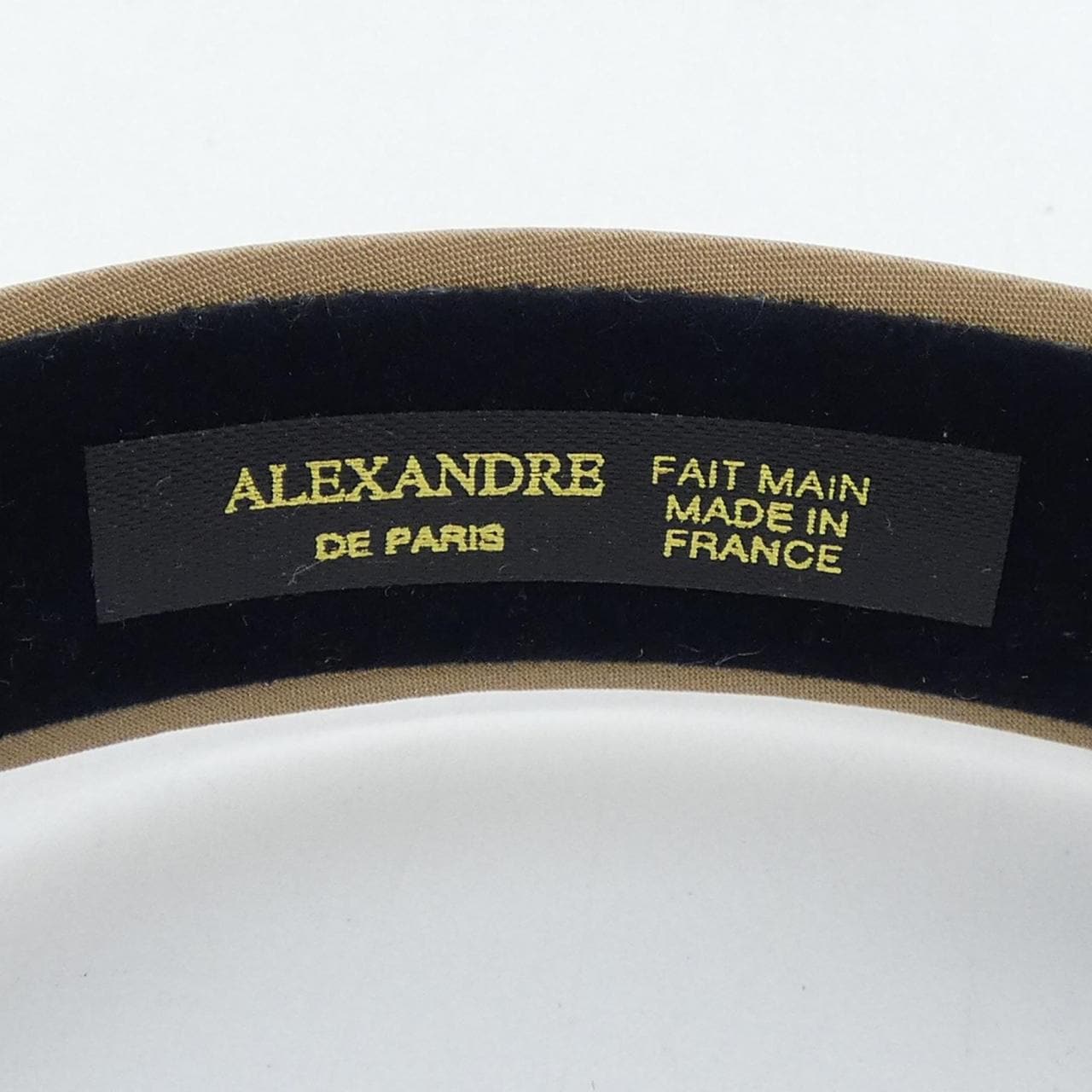アレクサンドルドゥパリ ALEXANDRE DE PARIS リボン ベージュ HAIR ACCESSORIES