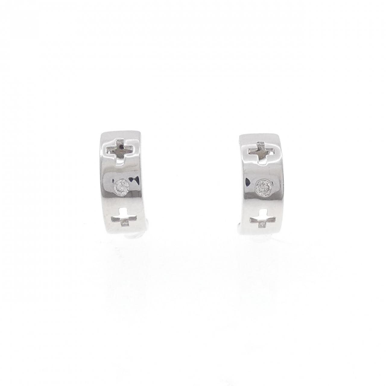 PT ダイヤモンド ピアス 0.06CT