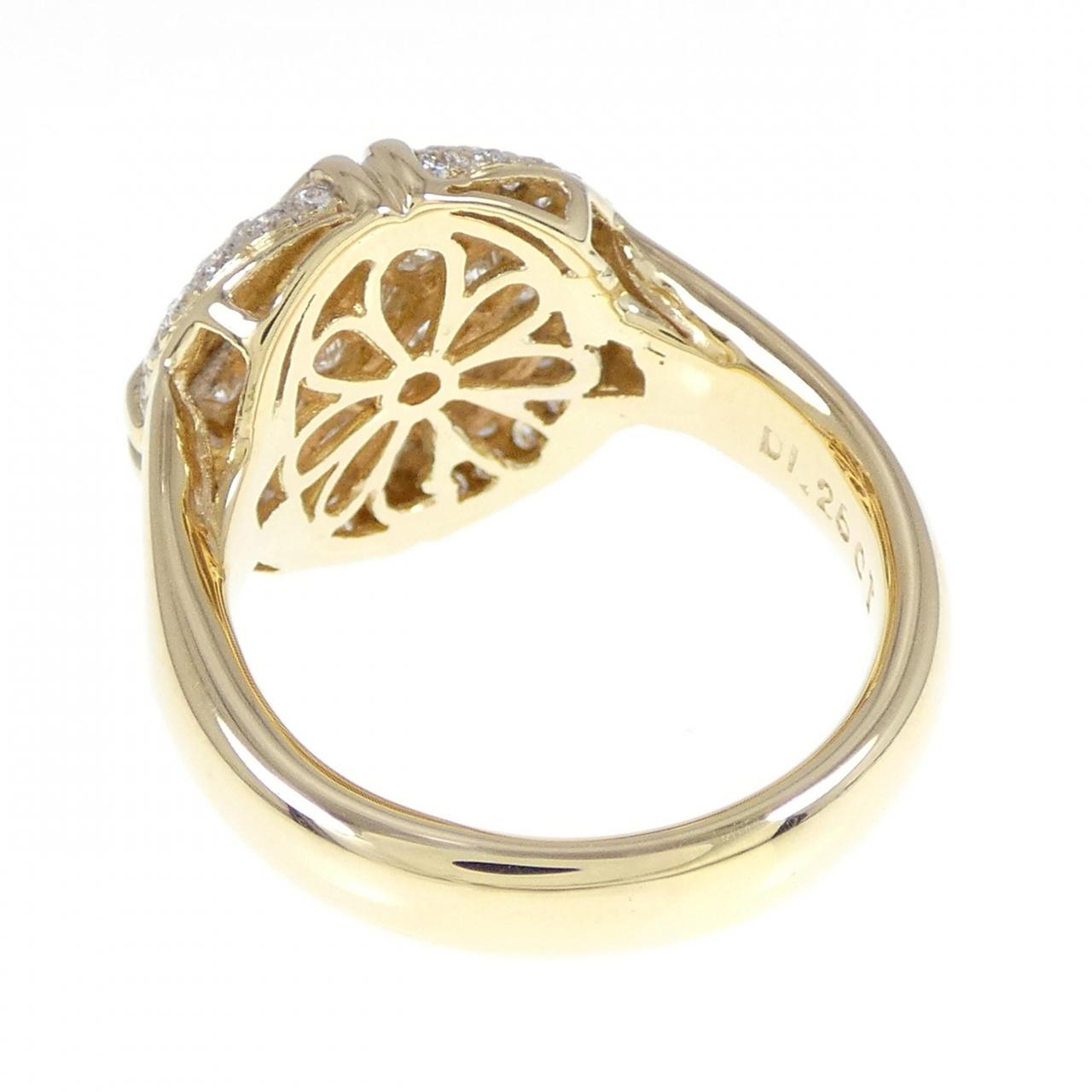 K18YG ダイヤモンド リング 1.25CT