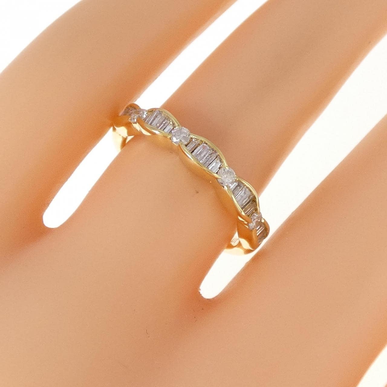 K18YG ダイヤモンド リング 0.40CT