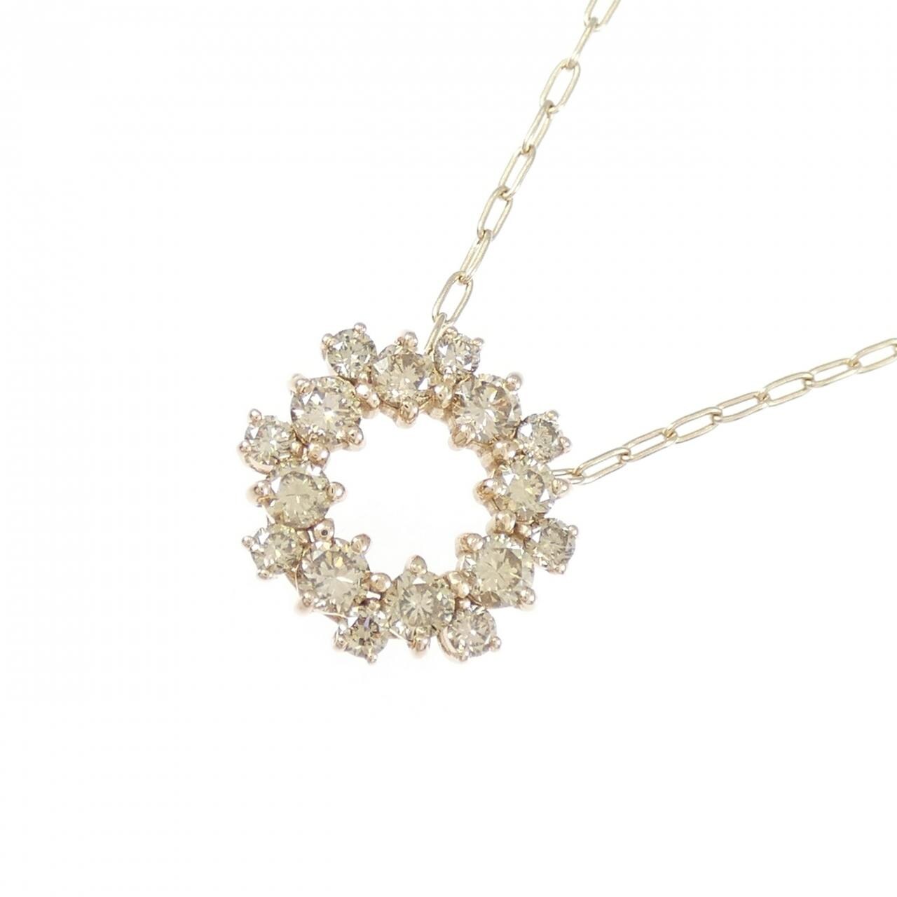K18YG ダイヤモンド ネックレス 0.60CT