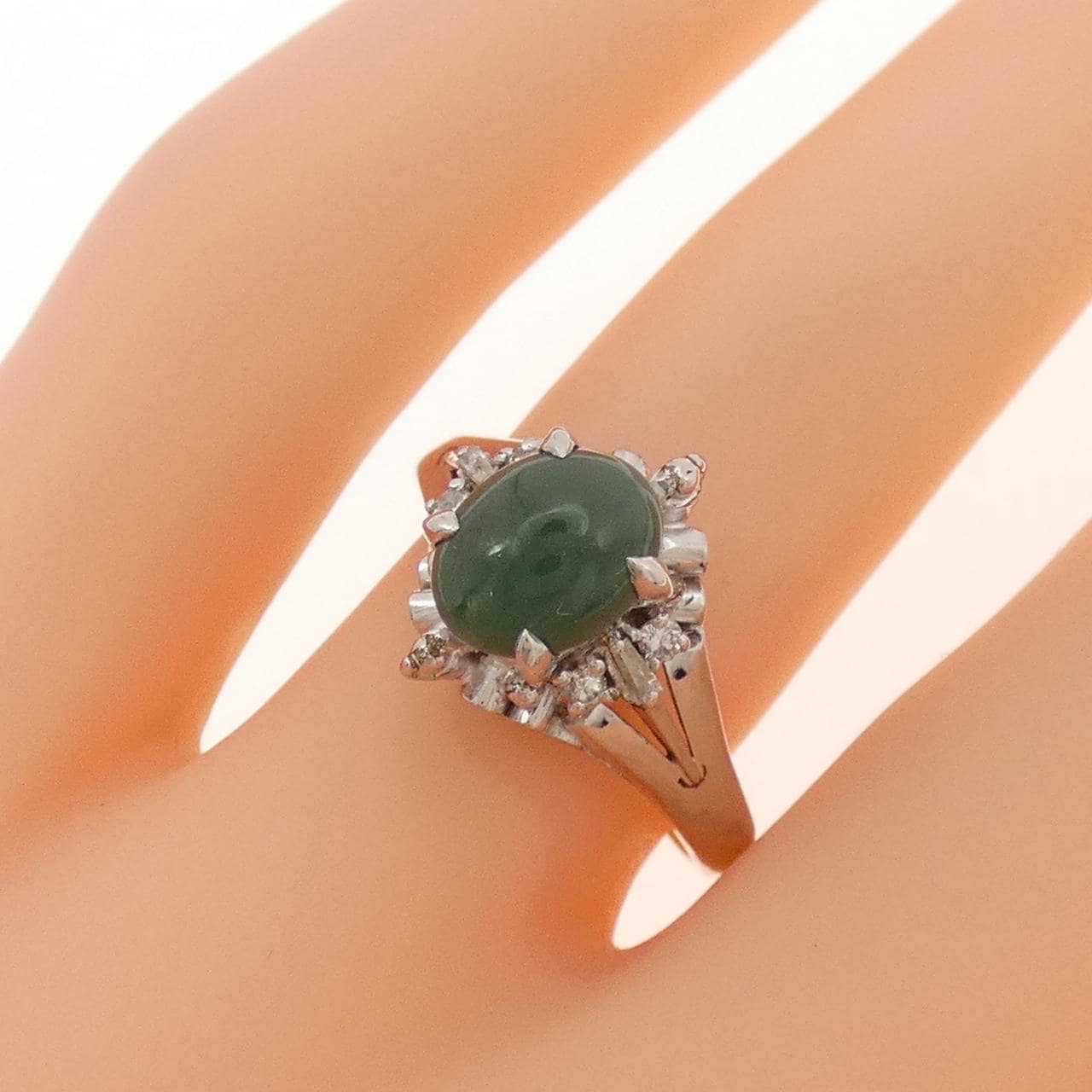 PT900 Jade Ring
