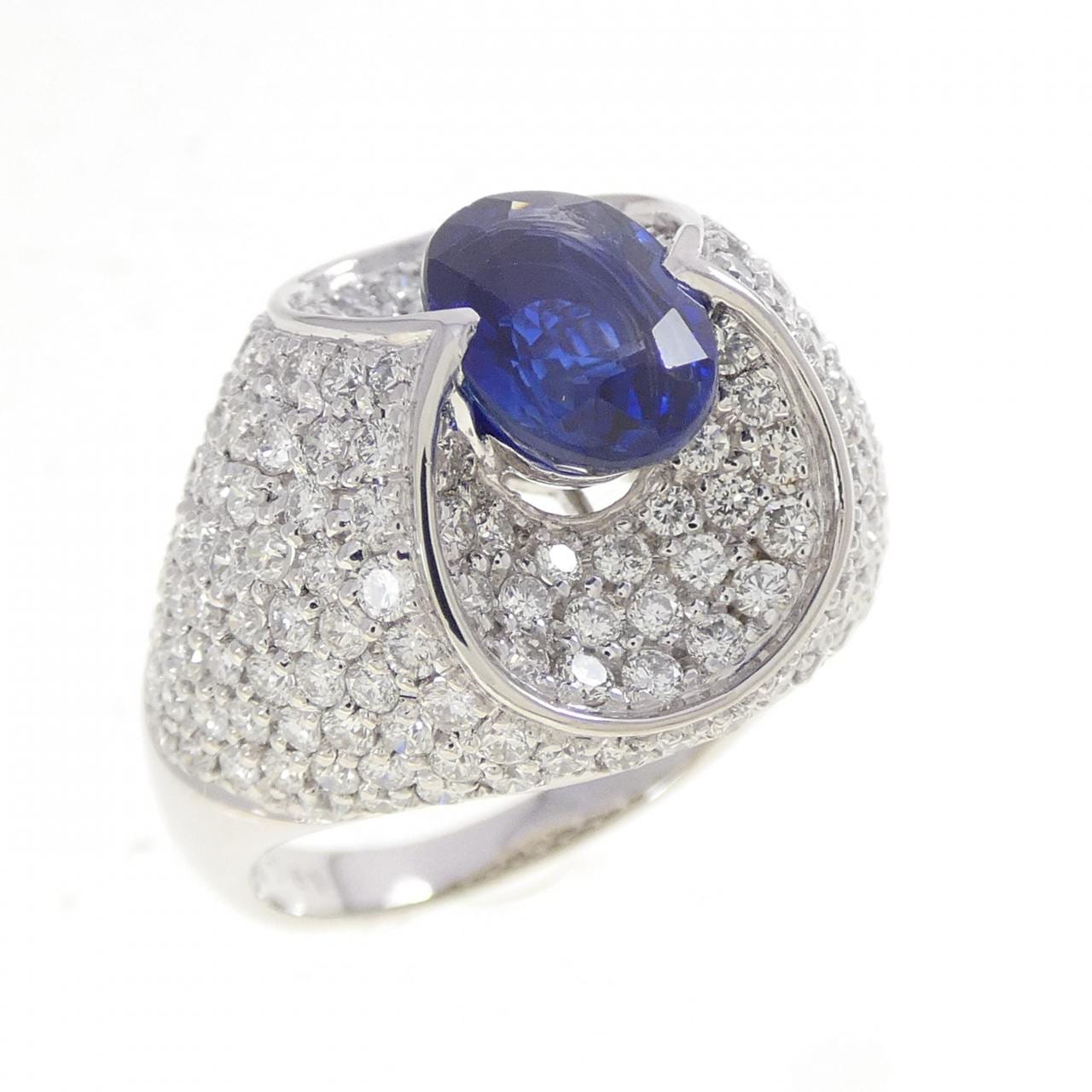 PT900 パヴェ サファイヤ リング 1.81CT