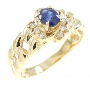 K18YG サファイヤ リング 0.20CT
