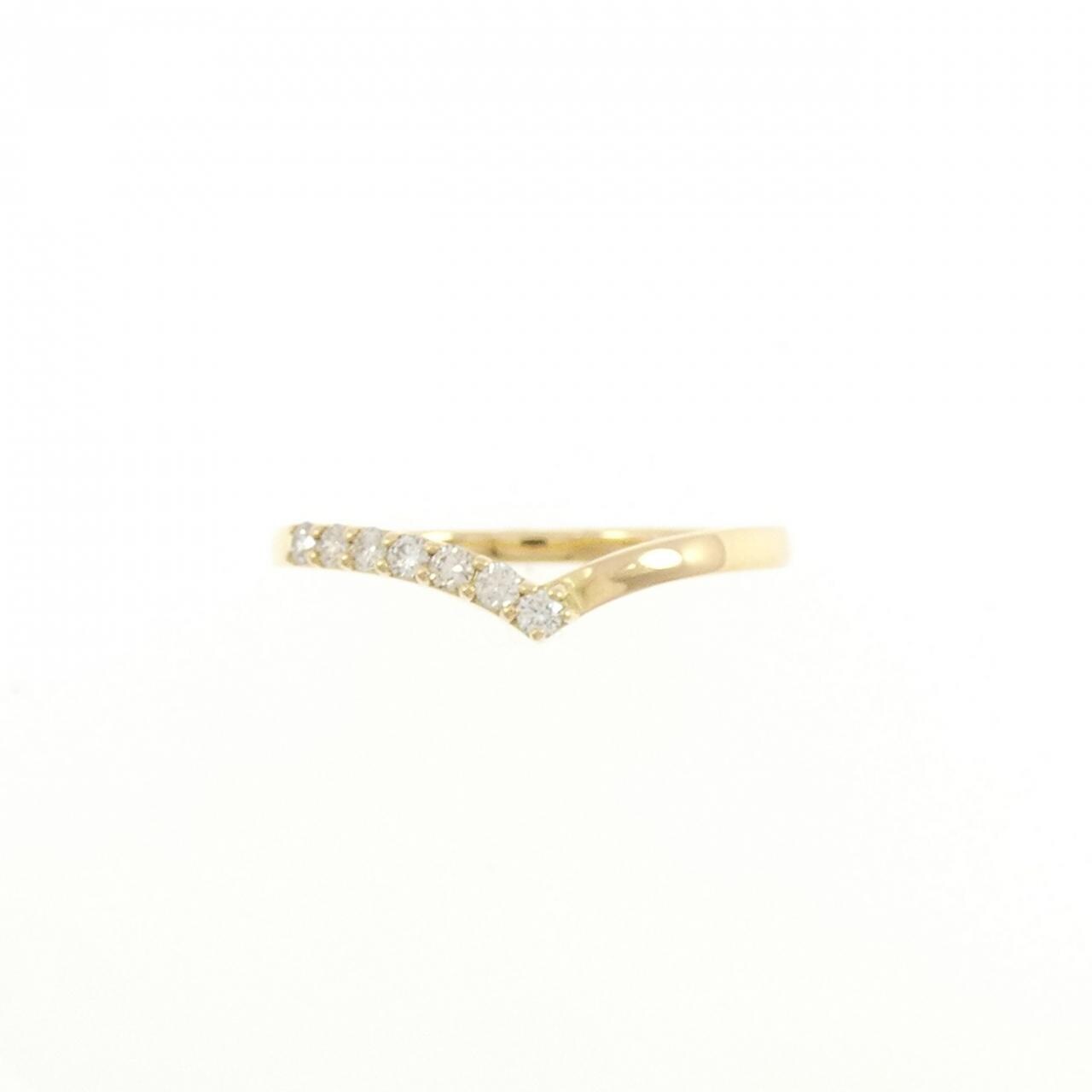 【新品】K18YG ダイヤモンド リング 0.10CT