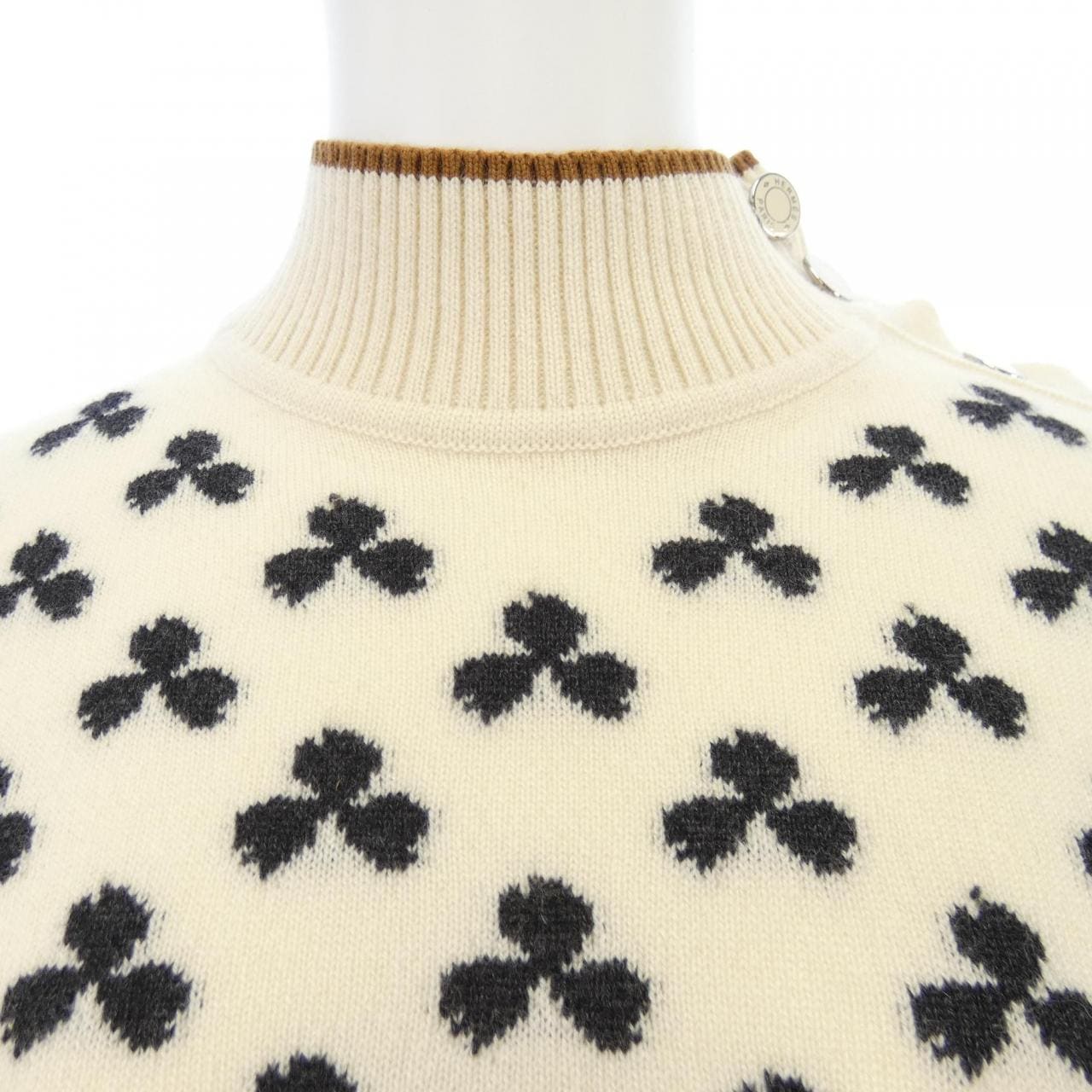 エルメス HERMES クルードセル クローバー *97-7705 ニット