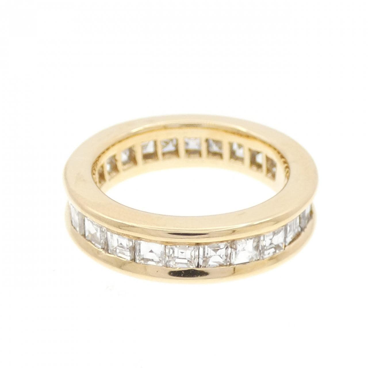 K18YG Full Eternity Diamond Ring 2.12CT