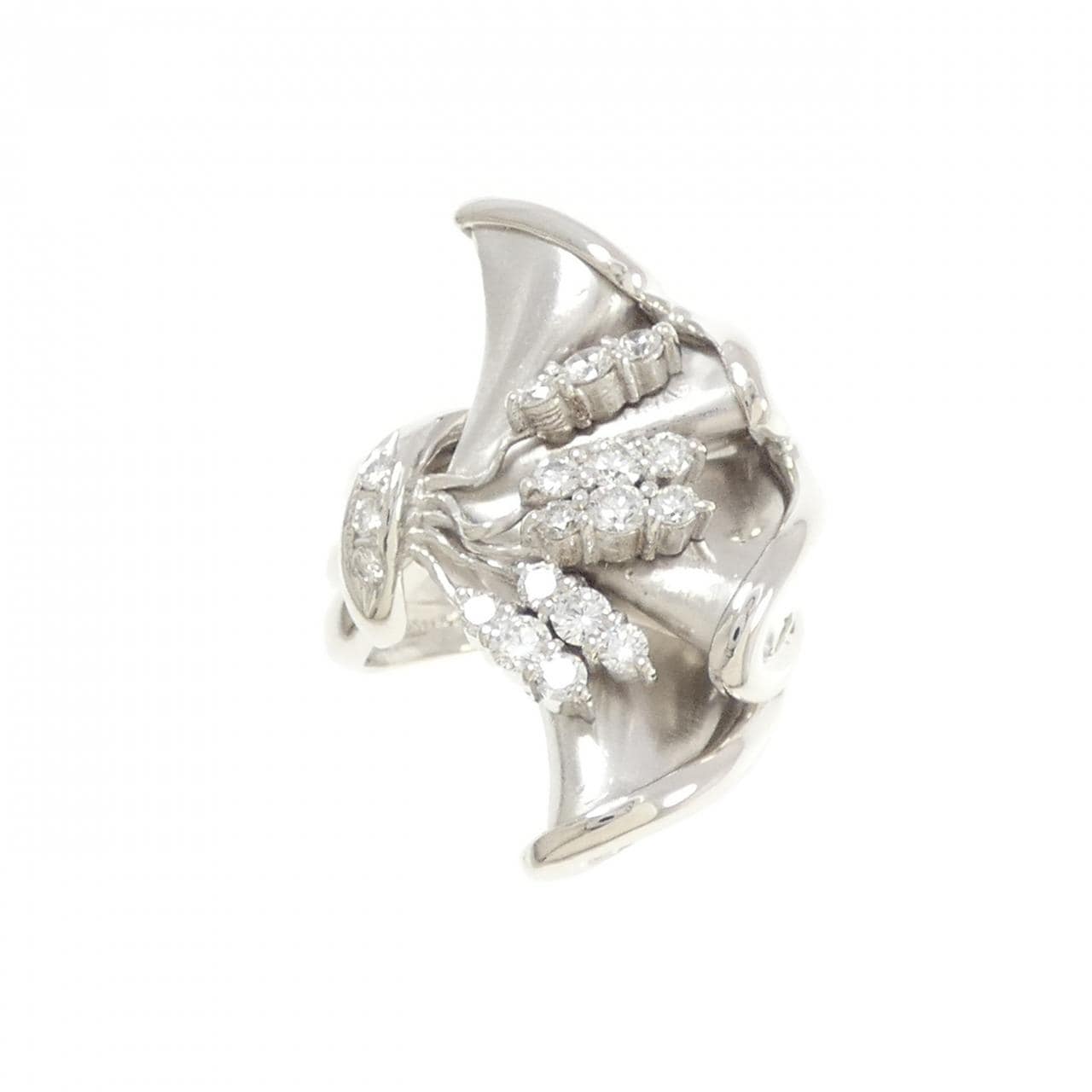 PT900 ダイヤモンド リング 0.65CT