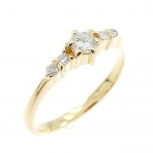 K18YG ダイヤモンド リング 0.22CT