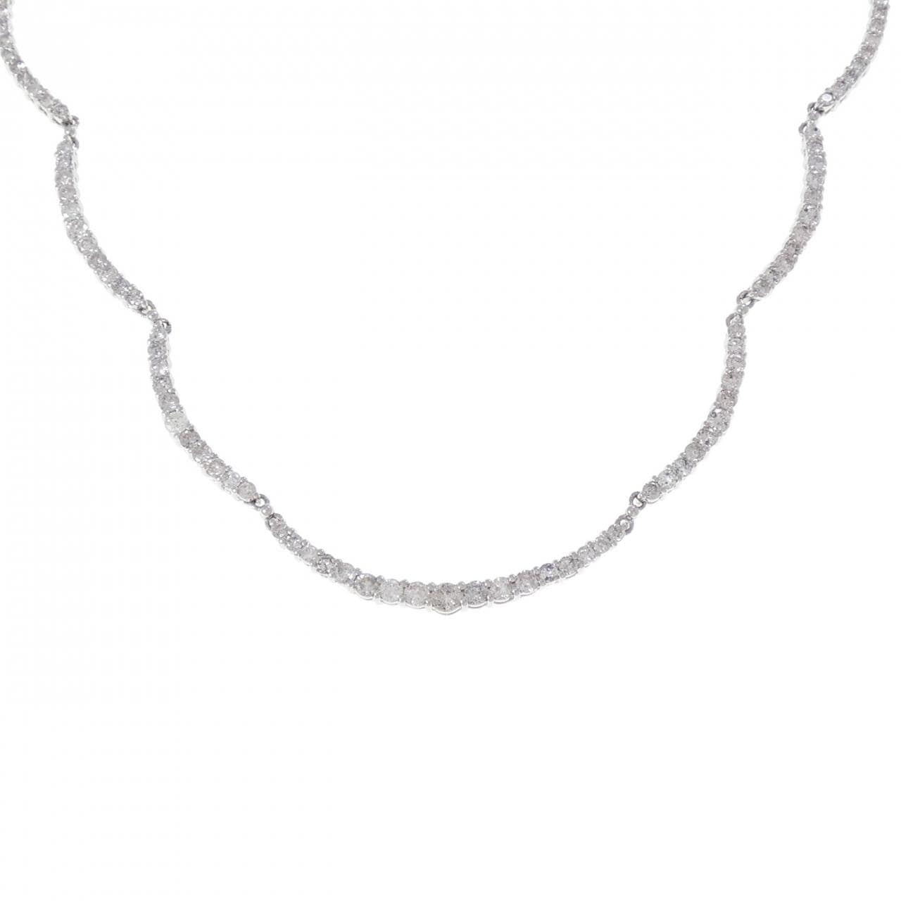 PT850 ダイヤモンド ネックレス 5.00CT