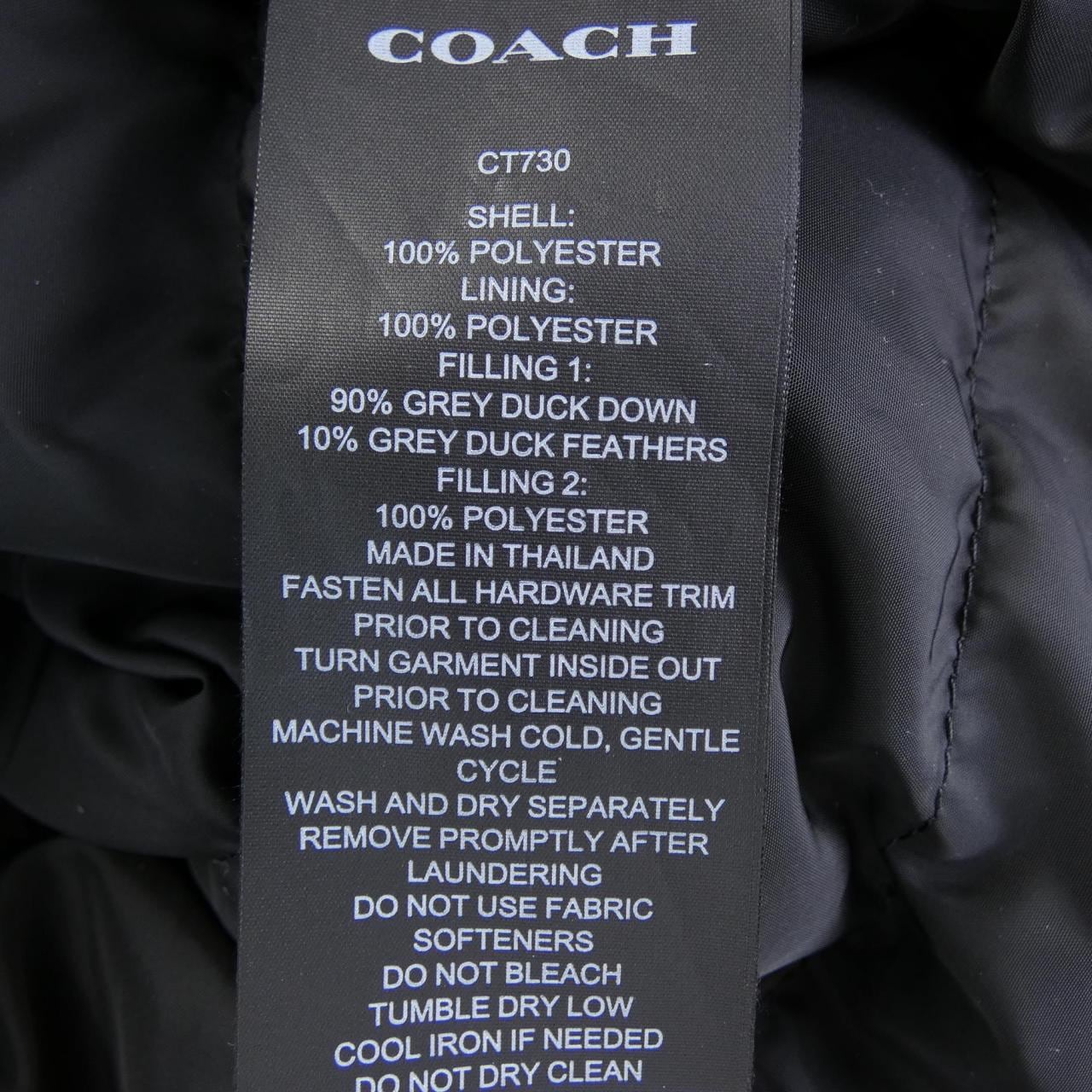 コーチ COACH ダウンジャケット