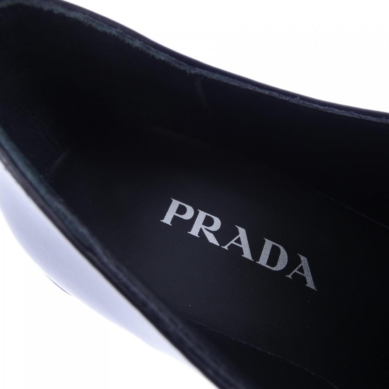 プラダ PRADA チョコレート ローファー トライアングルロゴ 1D246M シューズ