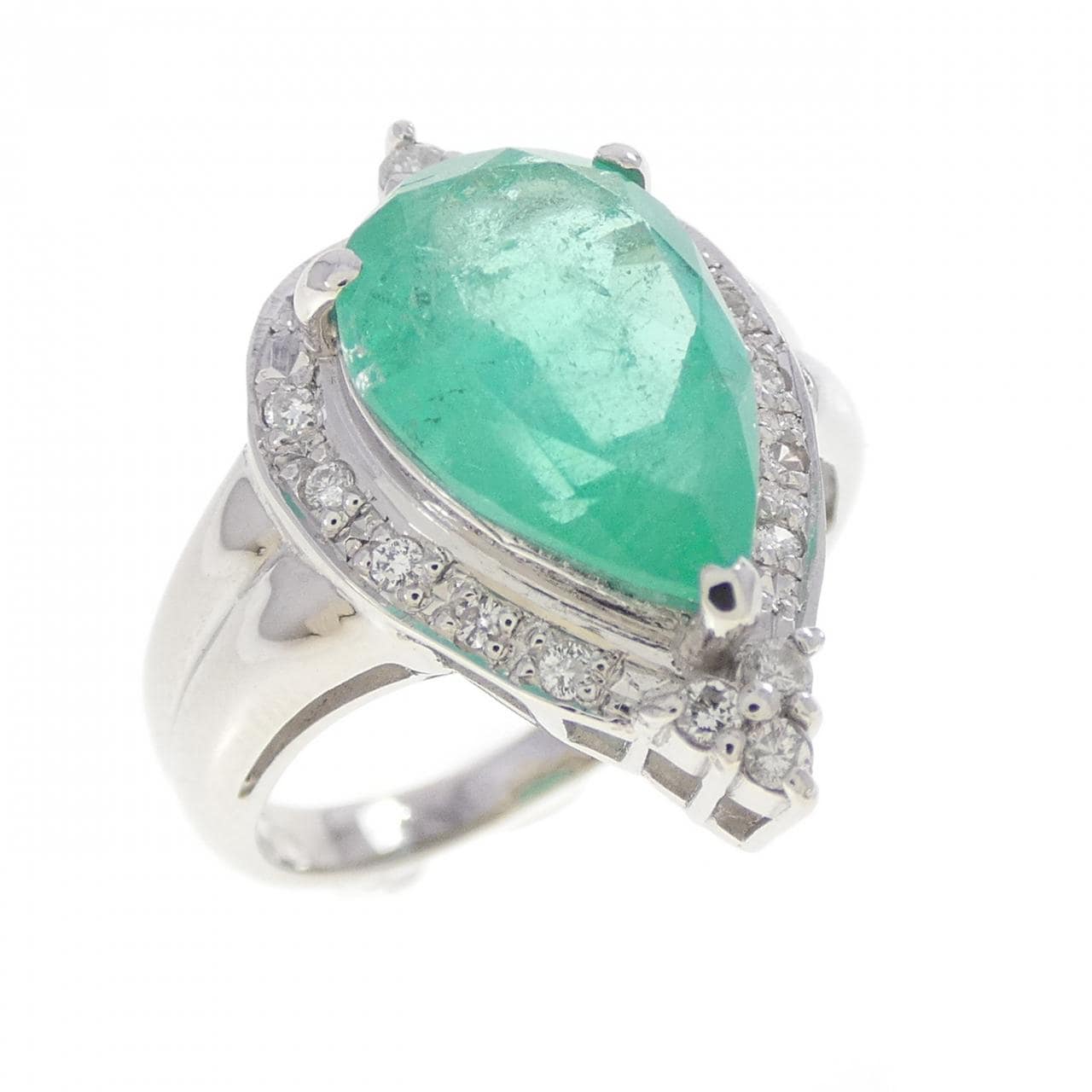 PT900 エメラルド リング 2.86CT