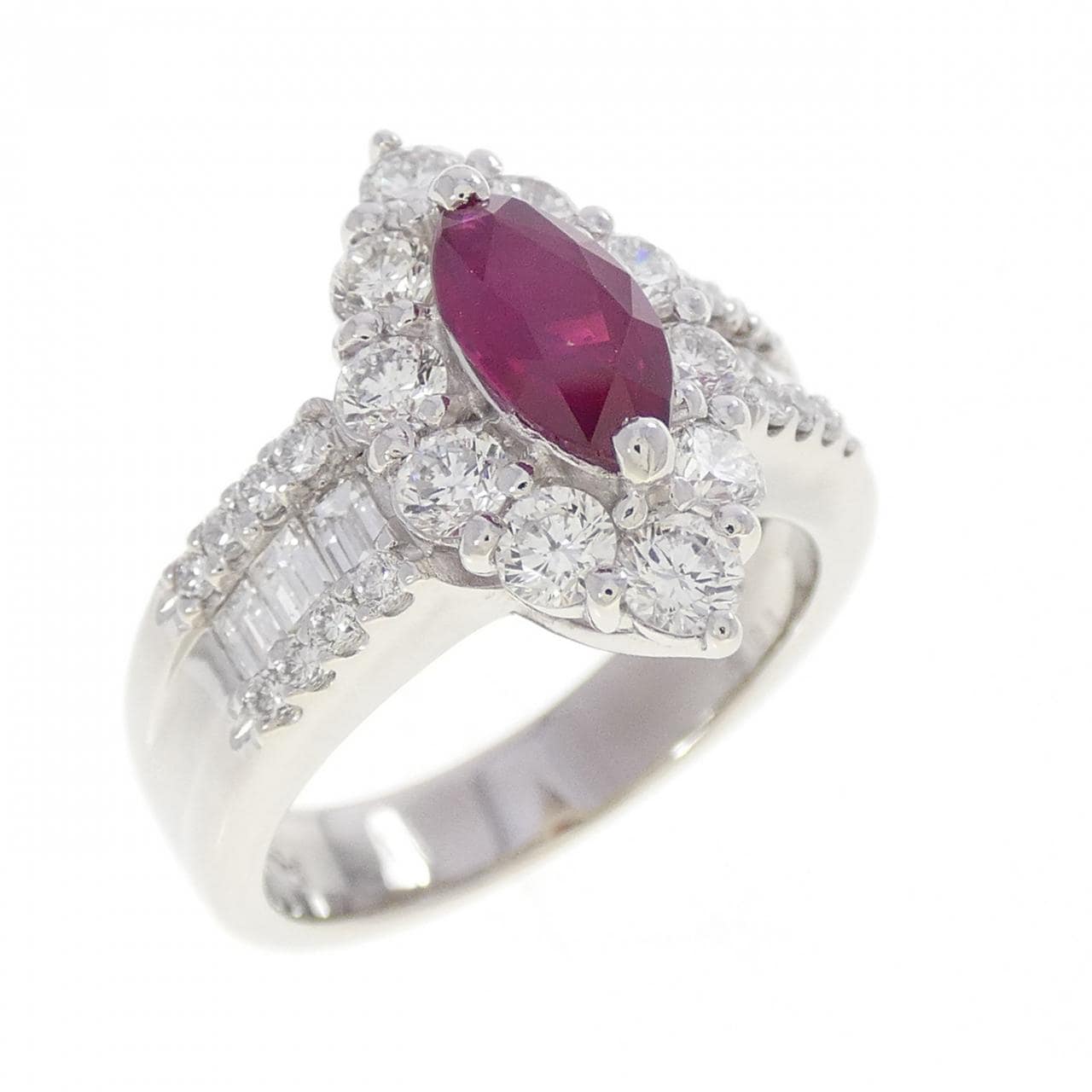 PT900 ルビー リング 1.010CT