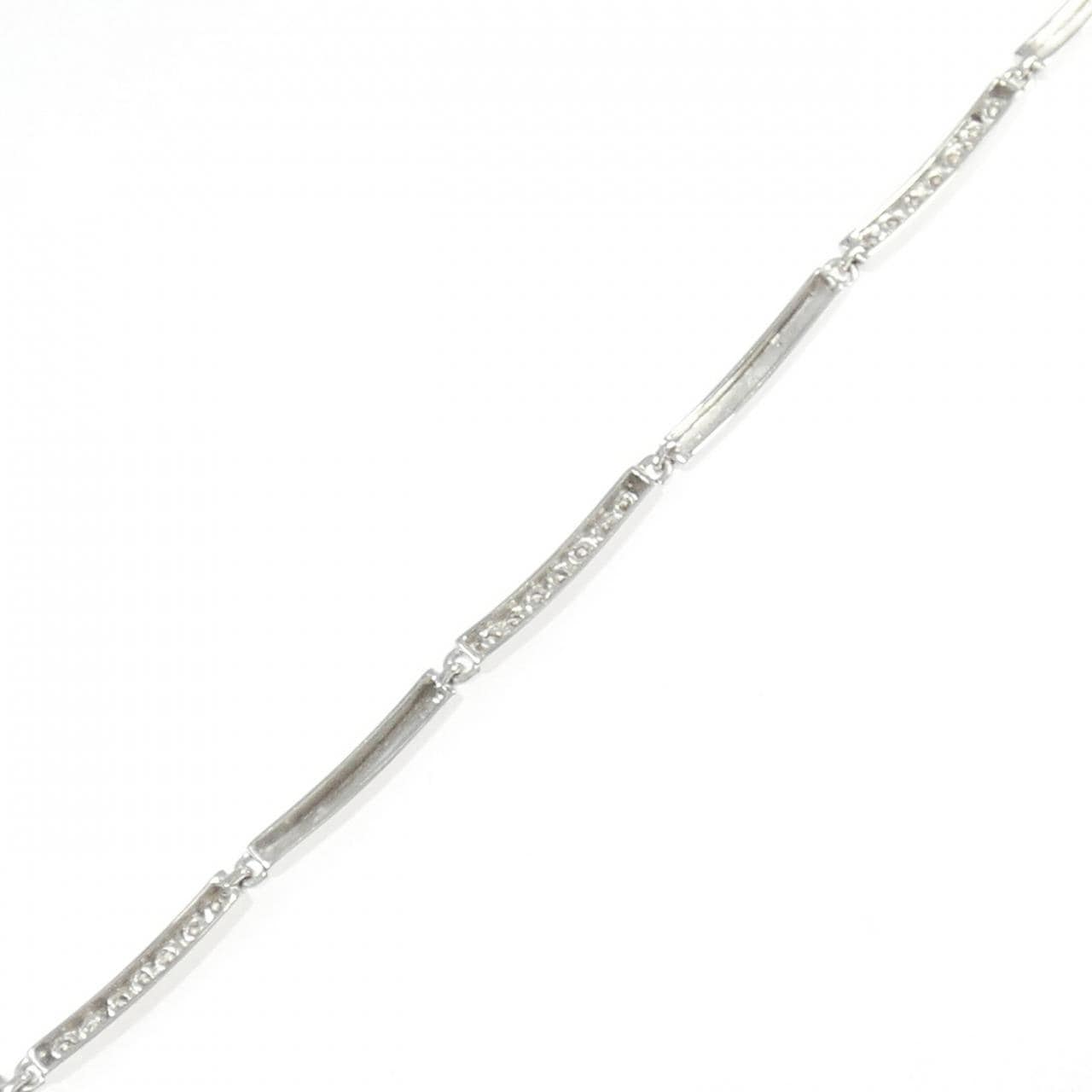 K18WG ダイヤモンド ブレスレット 0.30CT
