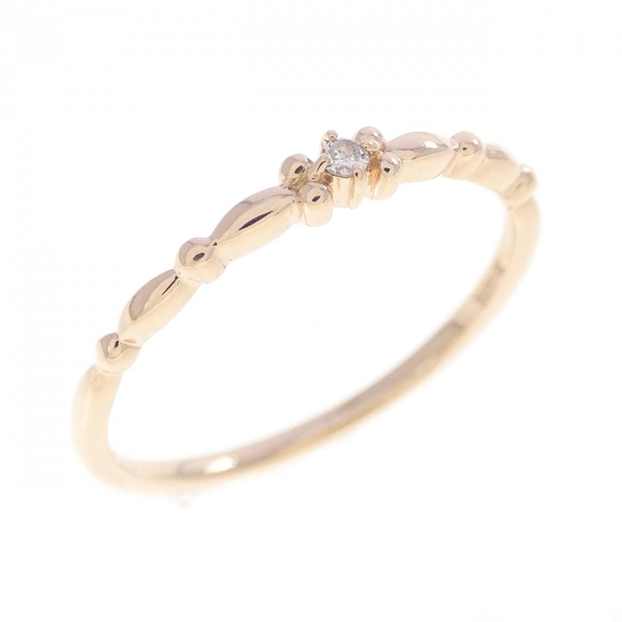 K10PG ダイヤモンド リング 0.01CT