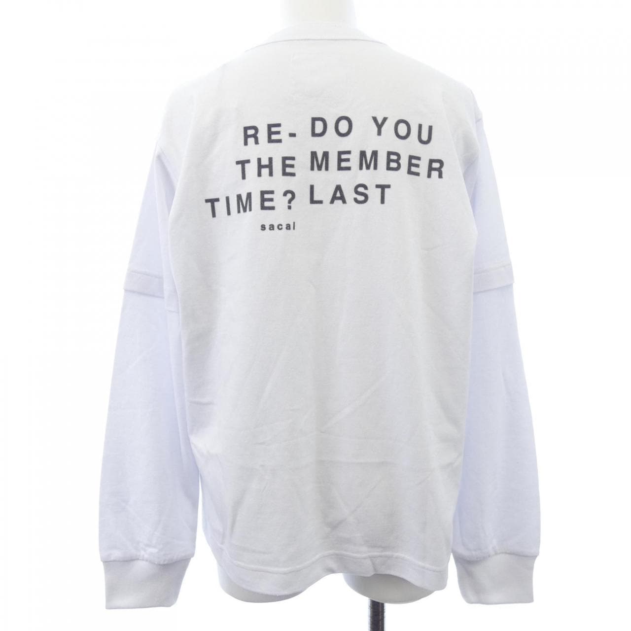 サカイ SACAI Flock Print L/S T-Shirt 25-0978S UNISEX Tシャツ