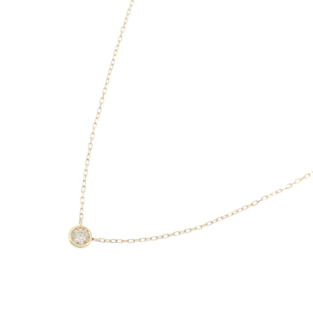 K18YG ダイヤモンド ネックレス 0.10CT