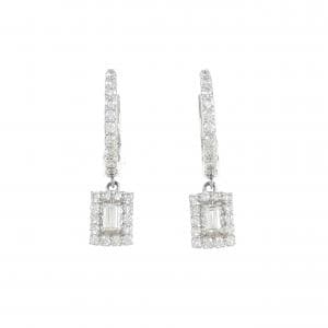 【新品】PT900 ダイヤモンド ピアス 0.50CT