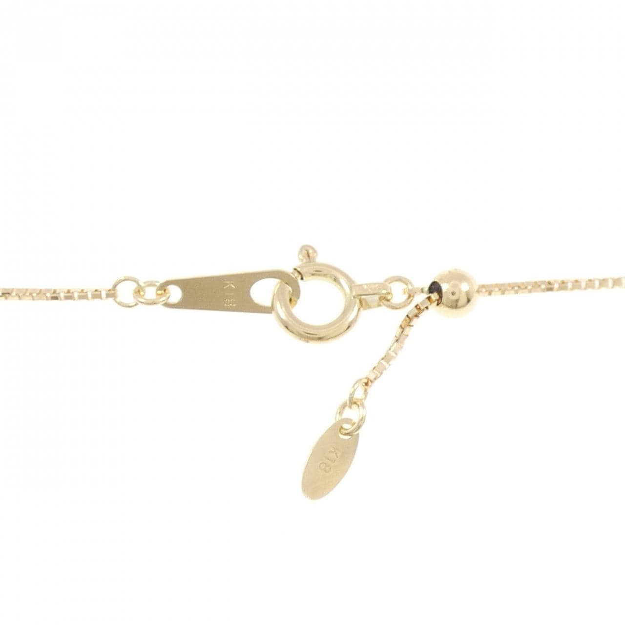 K18YG ダイヤモンド ネックレス 0.34CT