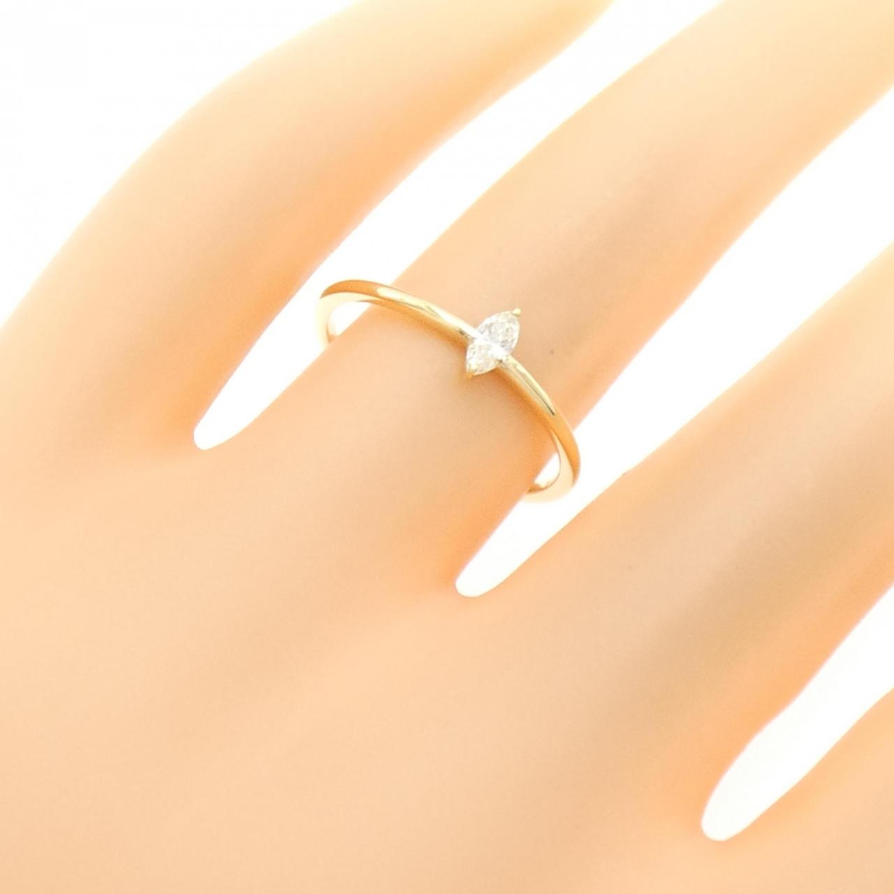[新品] K18YG钻石0.10CT