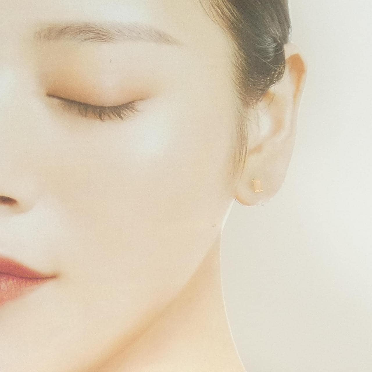 【新品】K18YG ムーンストーン ピアス