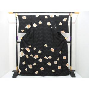 訪問着　銀通し友禅加工