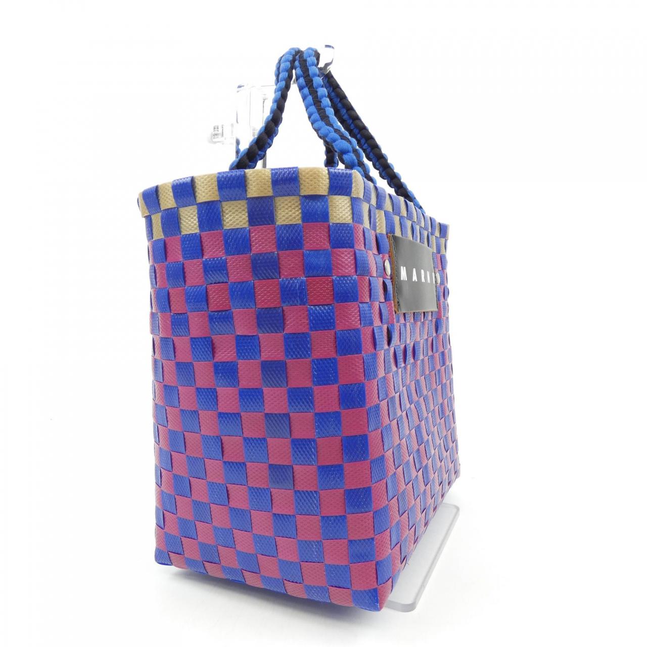 マルニ MARNI MARI MARKET JERSEY HANDLE BASKET SHMH0013A0 BAG