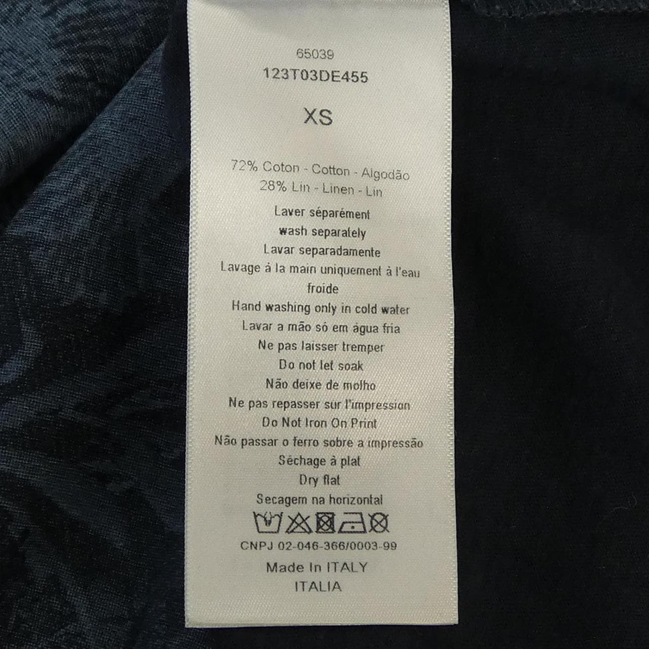 クリスチャンディオール CHRISTIAN DIOR 123T03DE455 Tシャツ