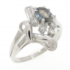 PT900 アレキサンドライト リング 0.34CT
