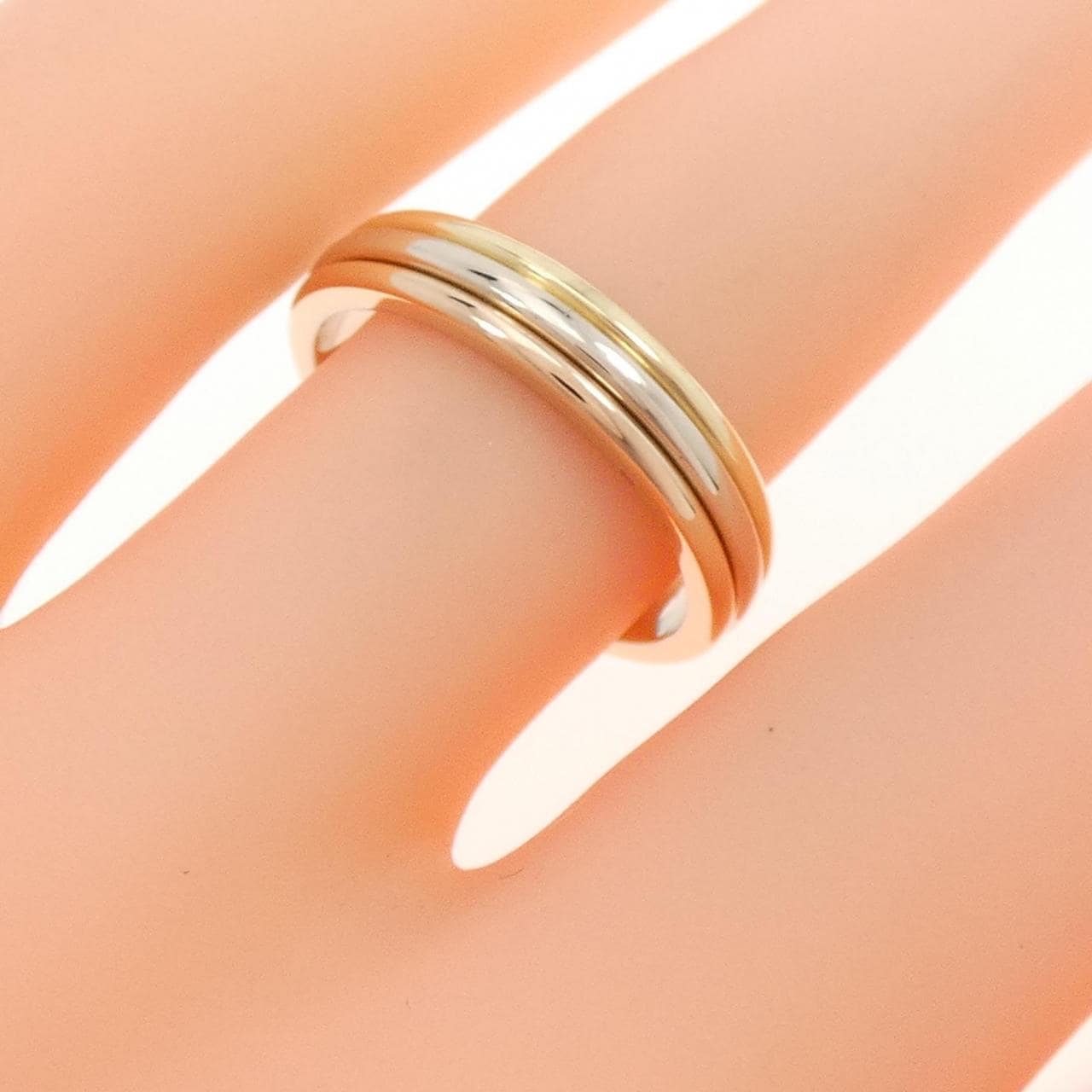 Cartier three gold wedding ring