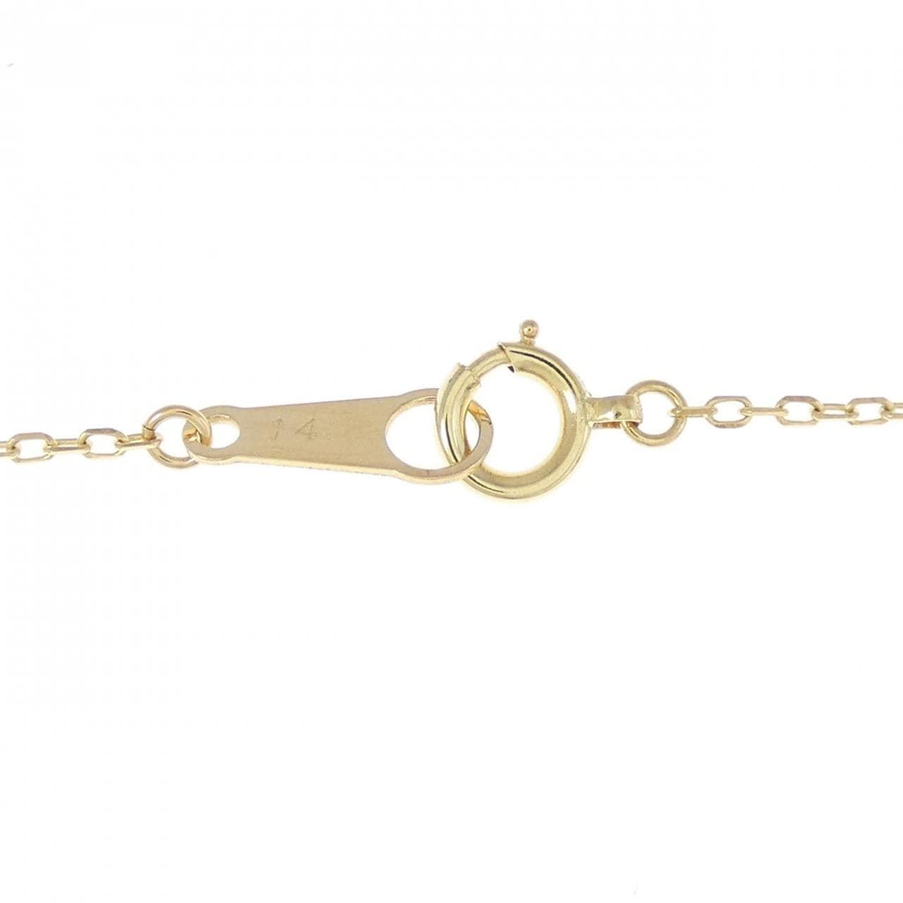 K18YG ダイヤモンド ネックレス 0.14CT