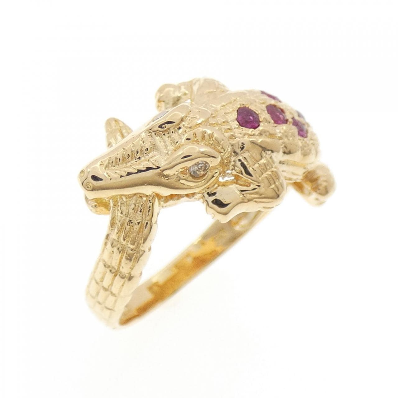 K18YG ルビー リング