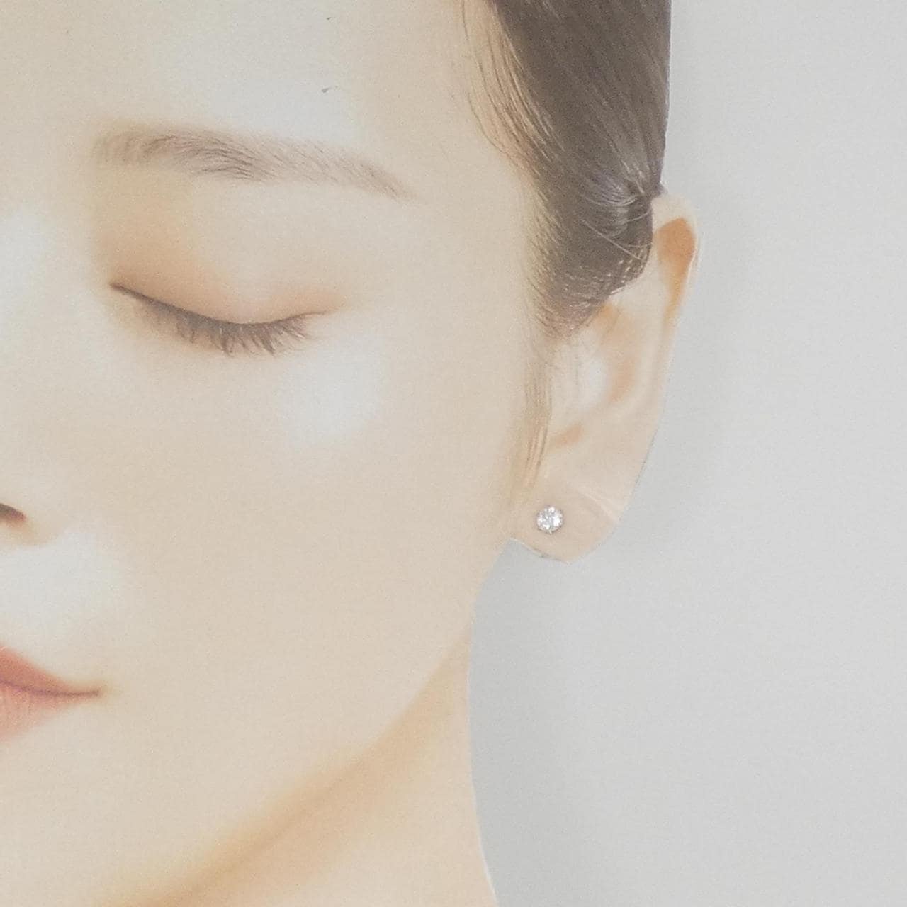 [Remake] PT900/ST Diamond Earrings 0.312CT 0.317 D SI1 VG
