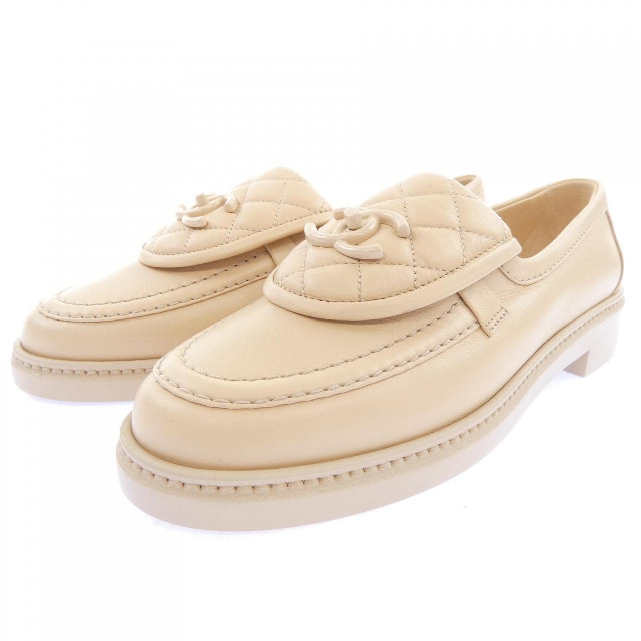 シャネル CHANEL ターンロック モカシン G45474B15482 シューズ