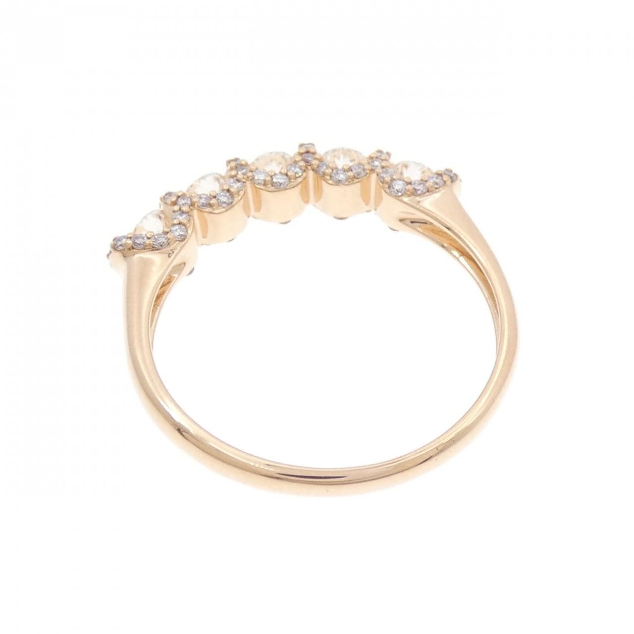 K18PG ダイヤモンド リング 0.70CT