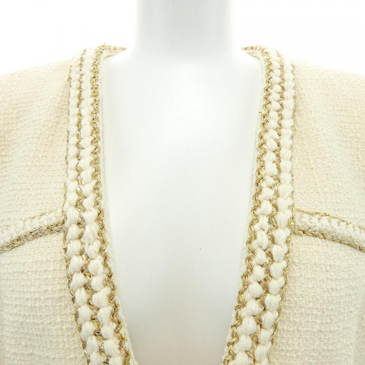シャネル CHANEL P56911V30555 17A ノーカラージャケット