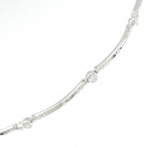 K18YG/K18WG ダイヤモンド ブレスレット 0.99CT