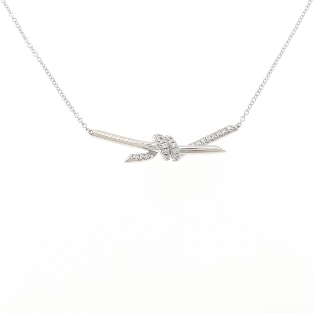 ティファニー ノット ネックレス 0.25CT