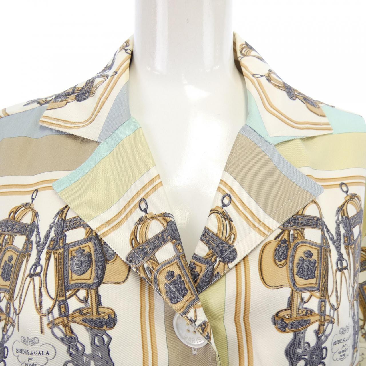 【ヴィンテージ】エルメス HERMES BRIDES DE GALA ツイルレーヌ. シャツ