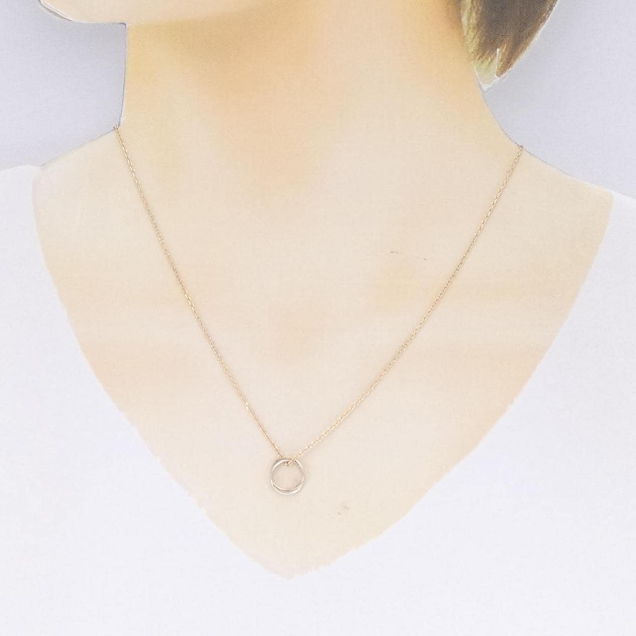 K18YG/PT necklace