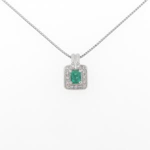 PT エメラルド ネックレス 0.63CT