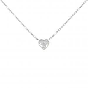 PT850 ハート ダイヤモンド ネックレス 0.26CT
