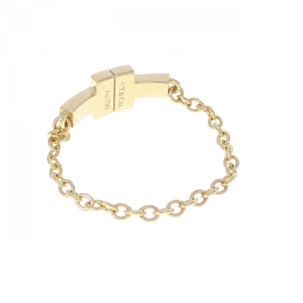 ティファニー トゥ チェーン リング