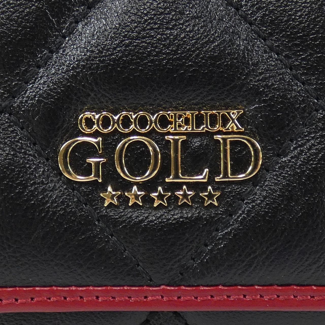 COCOCELUX GOLD GOLD WALLET