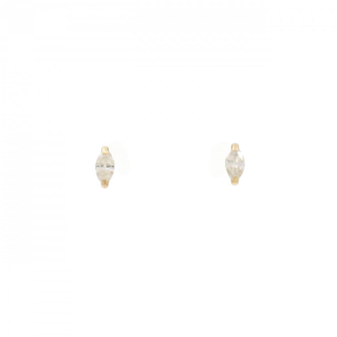 【新品】K18YG ダイヤモンド ピアス 0.14CT
