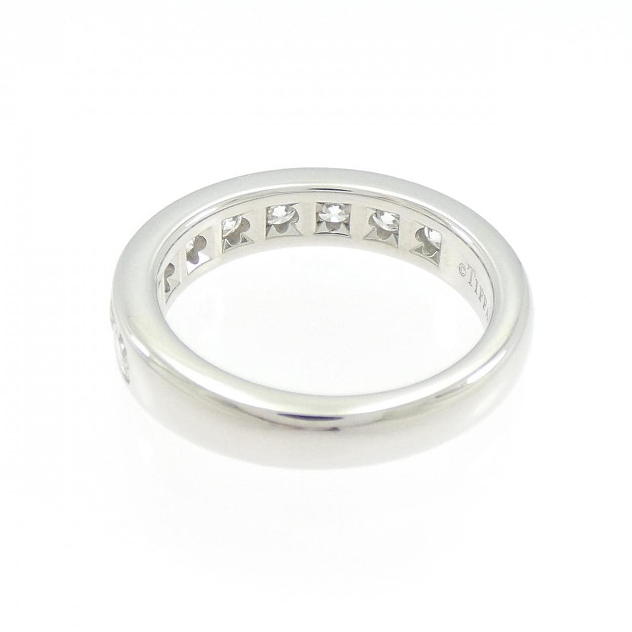 ティファニー ハーフサークル チャネルセッティング リング