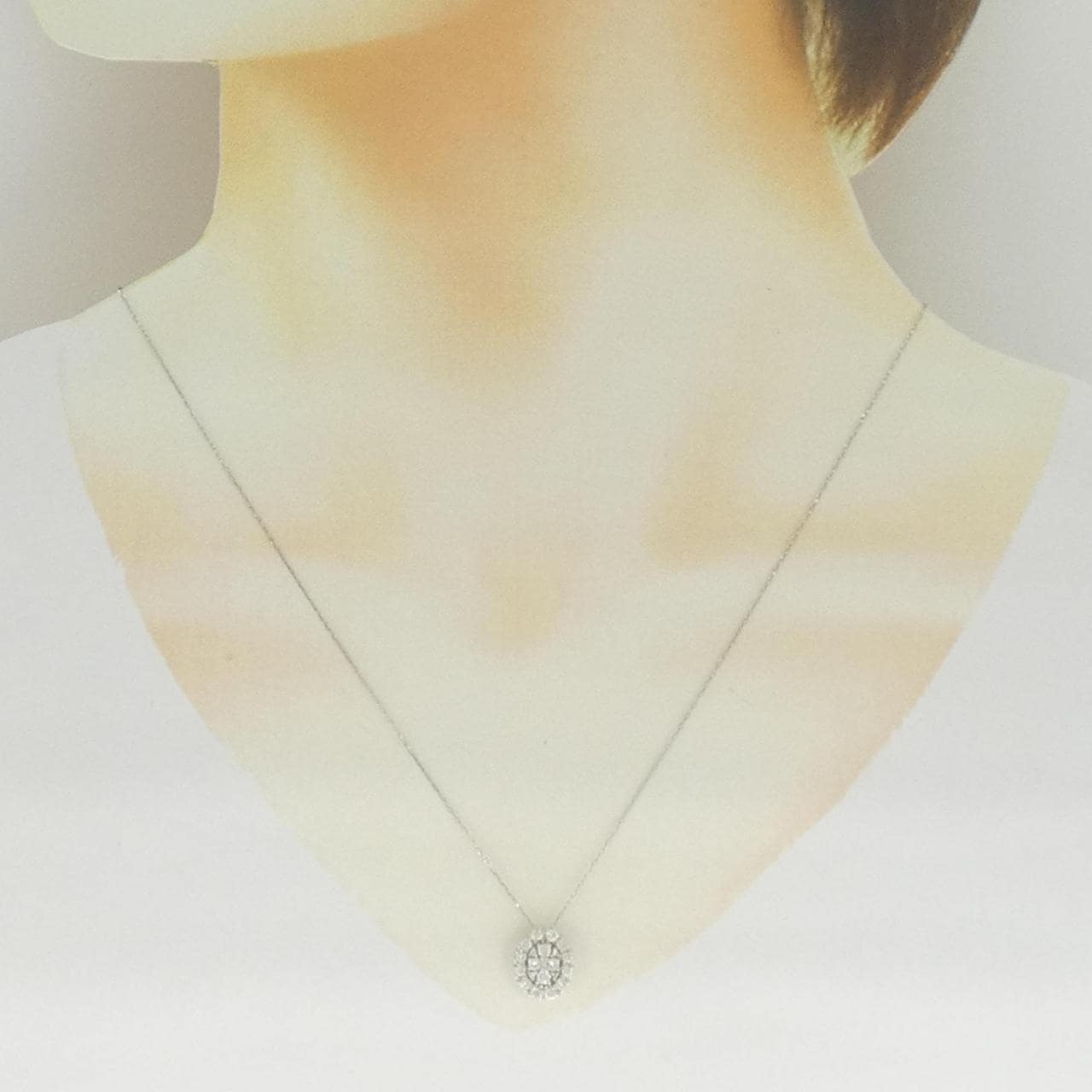 PT950/PT850 ダイヤモンド ネックレス 0.40CT